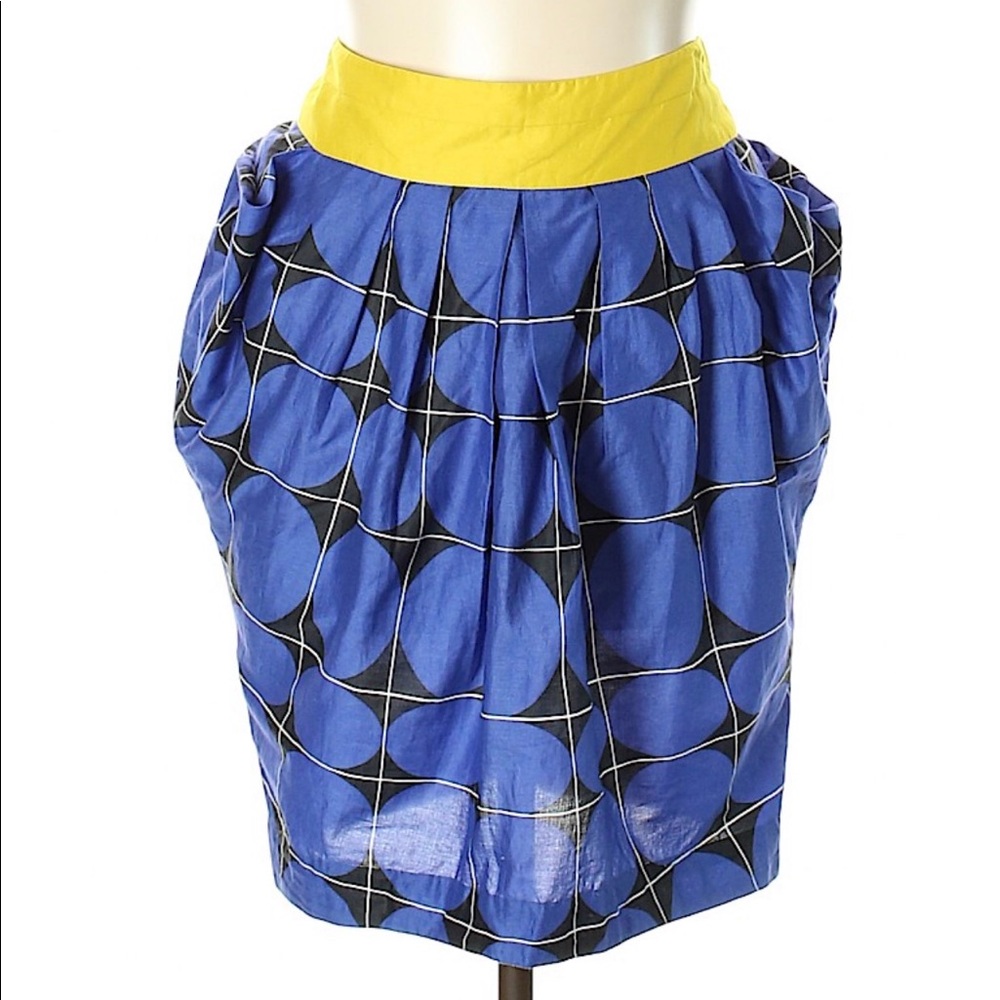 Odille Anthro Fargyle Geometric Skirt 2 - Picture 5 of 6